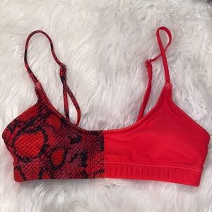 Red Bikini Top Only